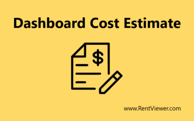 How to estimate the cost of a dashboard