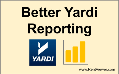 Yardi Data Warehouse With the Backup Database